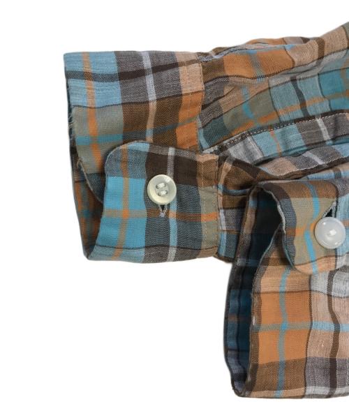 TOWN CRAFT（タウンクラフト）TOWN CRAFT (タウンクラフト) コットンチェックシャツ グリーン サイズ:Ⅼの古着・服飾アイテム