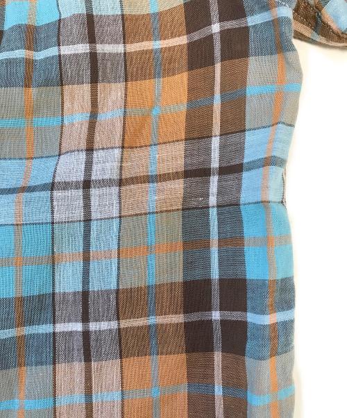 TOWN CRAFT（タウンクラフト）TOWN CRAFT (タウンクラフト) コットンチェックシャツ グリーン サイズ:Ⅼの古着・服飾アイテム