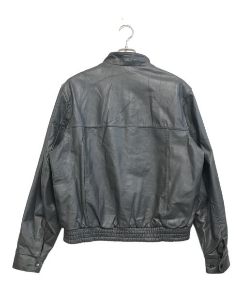 london fog（ロンドンフォグ）london fog (ロンドンフォグ) レザージャケット グレー サイズ:42の古着・服飾アイテム