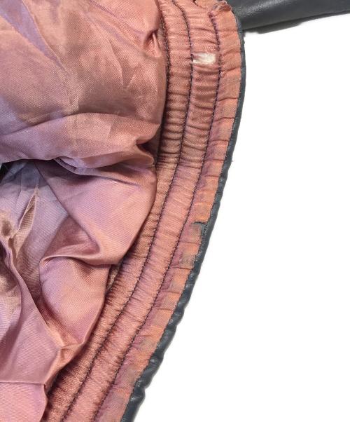 london fog（ロンドンフォグ）london fog (ロンドンフォグ) レザージャケット グレー サイズ:42の古着・服飾アイテム