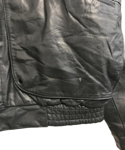 london fog（ロンドンフォグ）london fog (ロンドンフォグ) レザージャケット グレー サイズ:42の古着・服飾アイテム