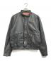 london fog（ロンドンフォグ）の古着「レザージャケット」｜グレー