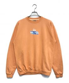 stussy（ステューシー）の古着「両面プリントスウェット」｜オレンジ