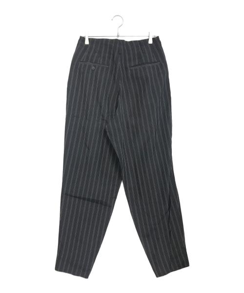 Yohji Yamamoto pour homme（ヨウジヤマモト プールオム）Yohji Yamamoto pour homme (ヨウジヤマモト プールオム) ストライプパンツ ブラック サイズ:Sの古着・服飾アイテム