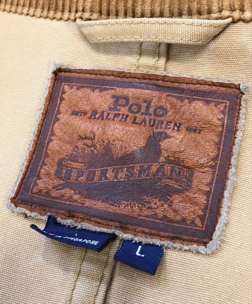 POLO RALPH LAUREN（ポロ・ラルフローレン）POLO RALPH LAUREN (ポロ・ラルフローレン) ハンティングジャケット ベージュ サイズ:Lの古着・服飾アイテム