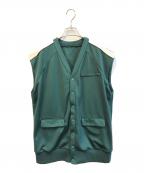 Ameriアメリ）の古着「JERSEY TRACKSUIT VEST　02310321340」｜グリーン