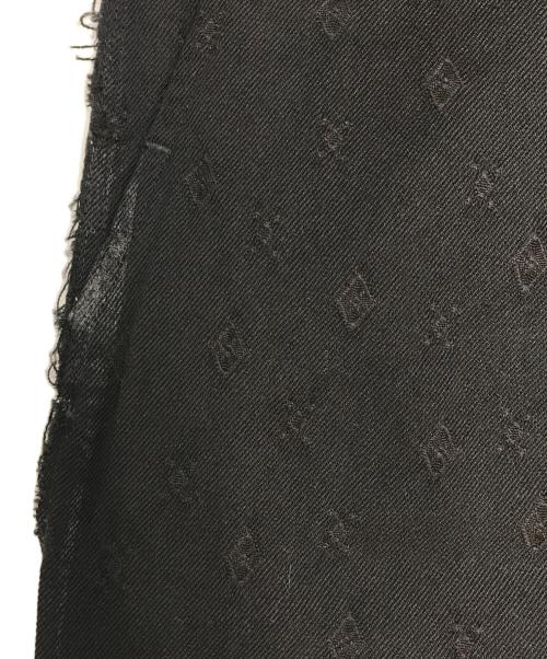 COMME des GARCONS（コムデギャルソン）COMME des GARCONS (コムデギャルソン) ネップ加工ウールパンツ ブラック サイズ:Ｍの古着・服飾アイテム