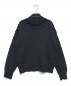 DRIES VAN NOTENドリスヴァンノッテン）の古着「ハイネックウールニット」｜ブラック
