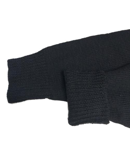 DRIES VAN NOTEN（ドリスヴァンノッテン）DRIES VAN NOTEN (ドリスヴァンノッテン) ハイネックウールニット ブラック サイズ:Smallの古着・服飾アイテム