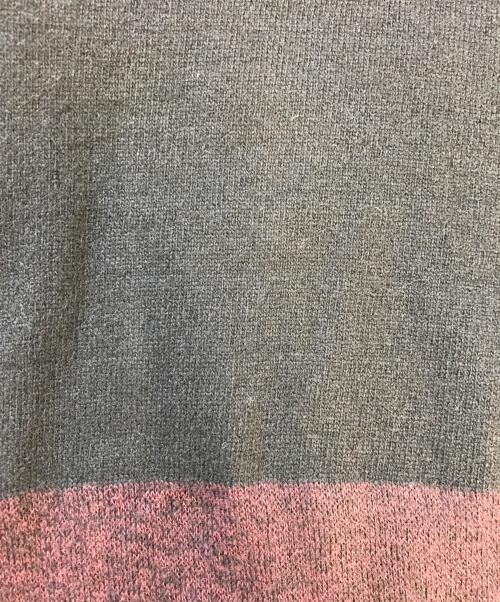 tricot COMME des GARCONS（トリココムデギャルソン）tricot COMME des GARCONS (トリココムデギャルソン) バイカラーニットカーディガン ブラック サイズ:表記なしの古着・服飾アイテム