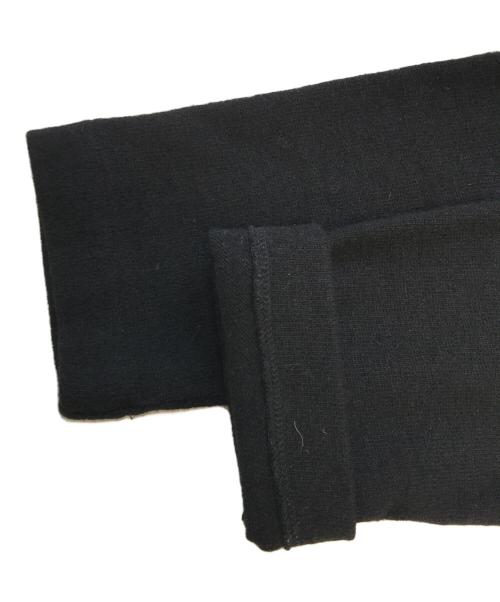 tricot COMME des GARCONS（トリココムデギャルソン）tricot COMME des GARCONS (トリココムデギャルソン) バイカラーニットカーディガン ブラック サイズ:表記なしの古着・服飾アイテム