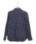COMME des GARCONS (コムデギャルソン) ドット柄丸襟シャツ ネイビー サイズ:ＸＳ：13000円