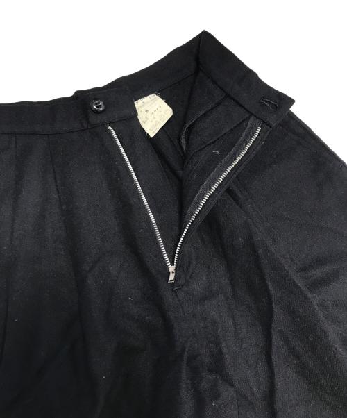 COMME des GARCONS（コムデギャルソン）COMME des GARCONS (コムデギャルソン) 80's 2タックウールパンツ ブラック サイズ:Sの古着・服飾アイテム