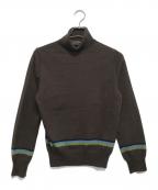 COMME des GARCONS HOMME PLUSコムデギャルソンオムプリュス）の古着「タートルネックニット」｜ブラウン
