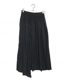 COMME des GARCONS（コムデギャルソン）の古着「80’s プリーツ切替スカート」｜ブラック