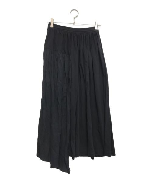 COMME des GARCONS（コムデギャルソン）COMME des GARCONS (コムデギャルソン) 80’s プリーツ切替スカート ブラック サイズ:Mの古着・服飾アイテム