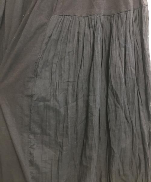 COMME des GARCONS（コムデギャルソン）COMME des GARCONS (コムデギャルソン) 80’s プリーツ切替スカート ブラック サイズ:Mの古着・服飾アイテム