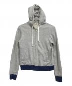 COMME des GARCONS COMME des GARCONSコムデギャルソン コムデギャルソン）の古着「バイカラージップパーカー」｜グレー×ブルー