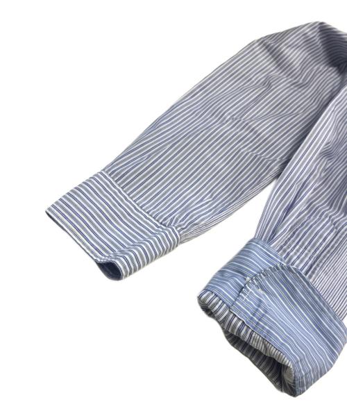 eYe COMME des GARCONS JUNYAWATANABE MAN（アイ コム デ ギャルソン ジュンヤ ワタナベ マン）eYe COMME des GARCONS JUNYAWATANABE MAN (アイ コム デ ギャルソン ジュンヤ ワタナベ マン) 2トーンストライプシャツ ブルー サイズ:Sの古着・服飾アイテム