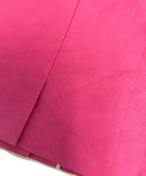 MIU MIU（ミュウミュウ）MIU MIU (ミュウミュウ) ノーカラージャケット ピンク サイズ:40の古着・服飾アイテム