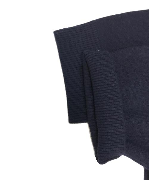 Sassie（サシー）Sassie (サシー) カシミヤ半袖ニット ネイビー サイズ:表記なしの古着・服飾アイテム