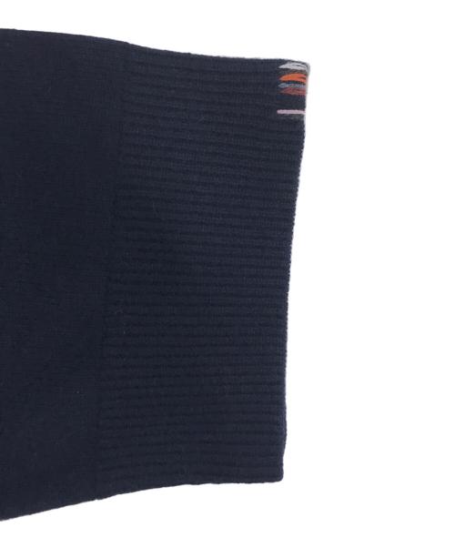 Sassie（サシー）Sassie (サシー) カシミヤ半袖ニット ネイビー サイズ:表記なしの古着・服飾アイテム