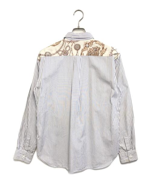 COMME des GARCONS HOMME DEUX（コムデギャルソン オム ドゥ）COMME des GARCONS HOMME DEUX (コムデギャルソン オム ドゥ) ストライプシャツ スカイブルー サイズ:Mの古着・服飾アイテム