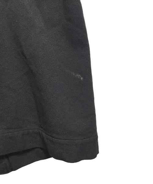 COMME des GARCONS COMME des GARCONS（コムデギャルソン コムデギャルソン）COMME des GARCONS COMME des GARCONS (コムデギャルソン コムデギャルソン) 丸襟ポリ縮絨ダブルコート ブラック サイズ:Sの古着・服飾アイテム