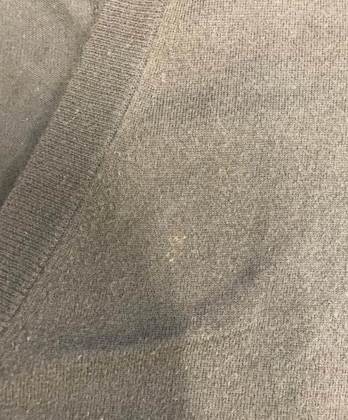 Maison Margiela（メゾンマルジェラ）Maison Margiela (メゾンマルジェラ) Builted In Flocking Sleeve Knit Cardigan ブラック サイズ:Lの古着・服飾アイテム