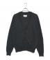 Maison Margiela（メゾンマルジェラ）の古着「Builted In Flocking Sleeve Knit Cardigan」｜ブラック