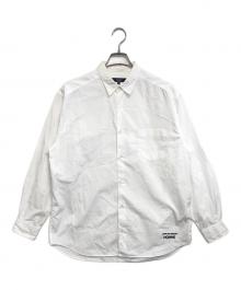 COMME des GARCONS HOMME（コムデギャルソン オム）の古着「綿ブロードシャツ」｜ホワイト