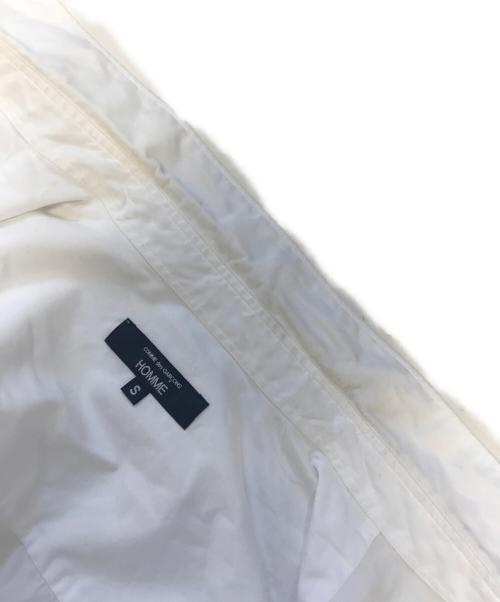 COMME des GARCONS HOMME（コムデギャルソン オム）COMME des GARCONS HOMME (コムデギャルソン オム) 綿ブロードシャツ ホワイト サイズ:Sの古着・服飾アイテム