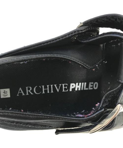 PHILEO（フィレオ）PHILEO (フィレオ) 011 MASSIVE JANE ブラック サイズ:40の古着・服飾アイテム