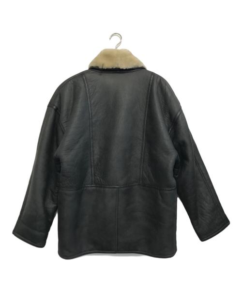 GIVENCHY GENTLEMAN（ジバンシィ ジェントルマン）GIVENCHY GENTLEMAN (ジバンシィ ジェントルマン) ムートンコート グレー サイズ:50の古着・服飾アイテム