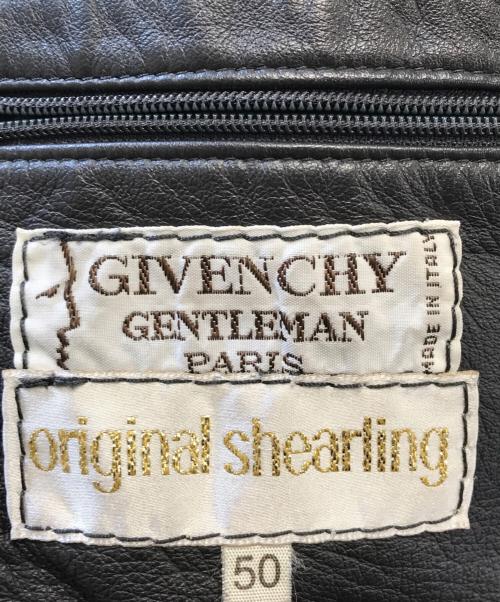 GIVENCHY GENTLEMAN（ジバンシィ ジェントルマン）GIVENCHY GENTLEMAN (ジバンシィ ジェントルマン) ムートンコート グレー サイズ:50の古着・服飾アイテム