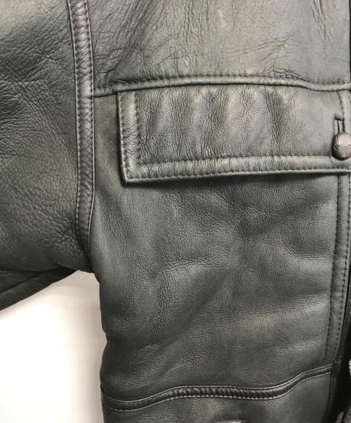 GIVENCHY GENTLEMAN（ジバンシィ ジェントルマン）GIVENCHY GENTLEMAN (ジバンシィ ジェントルマン) ムートンコート グレー サイズ:50の古着・服飾アイテム