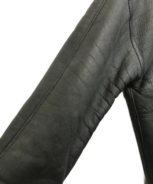 GIVENCHY GENTLEMAN（ジバンシィ ジェントルマン）GIVENCHY GENTLEMAN (ジバンシィ ジェントルマン) ムートンコート グレー サイズ:50の古着・服飾アイテム