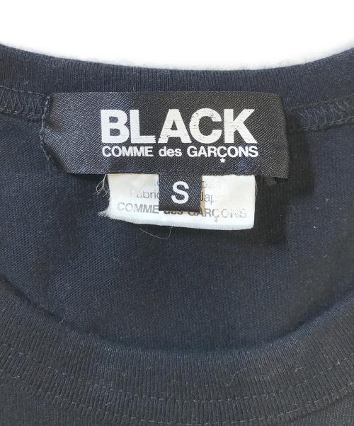 BLACK COMME des GARCONS（ブラックコムデギャルソン）BLACK COMME des GARCONS (ブラックコムデギャルソン) ロングTシャツ ブラック サイズ:Sの古着・服飾アイテム