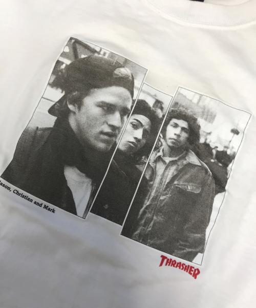 THRASHER（スラッシャー）THRASHER (スラッシャー) プリントTシャツ ホワイト サイズ:Sの古着・服飾アイテム