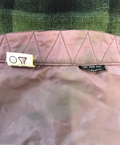 Cascade（キャスケイド）Cascade (キャスケイド) オンブレウールシャツ グリーン サイズ:Mediumの古着・服飾アイテム