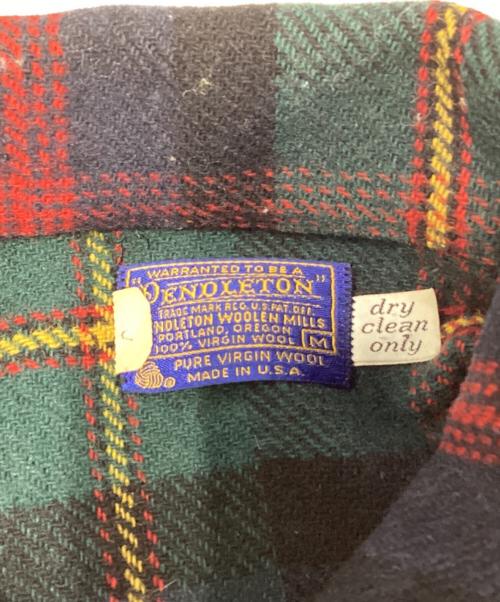 PENDLETON（ペンドルトン）PENDLETON (ペンドルトン) ウールCPOジャケット グリーン サイズ:Mの古着・服飾アイテム