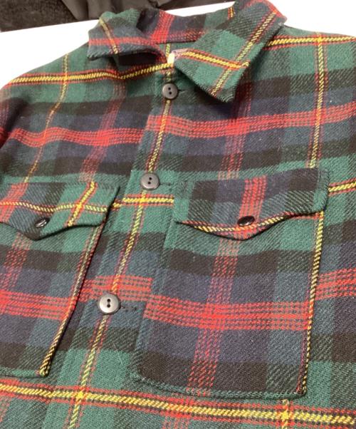 PENDLETON（ペンドルトン）PENDLETON (ペンドルトン) ウールCPOジャケット グリーン サイズ:Mの古着・服飾アイテム