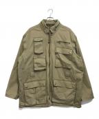 BANANA REPUBLICバナナリパブリック）の古着「マルチポケット袖着脱ジャケット」｜カーキ
