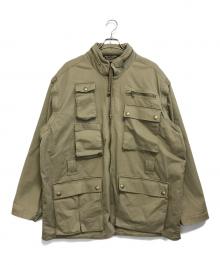 BANANA REPUBLIC（バナナリパブリック）の古着「マルチポケット袖着脱ジャケット」｜カーキ