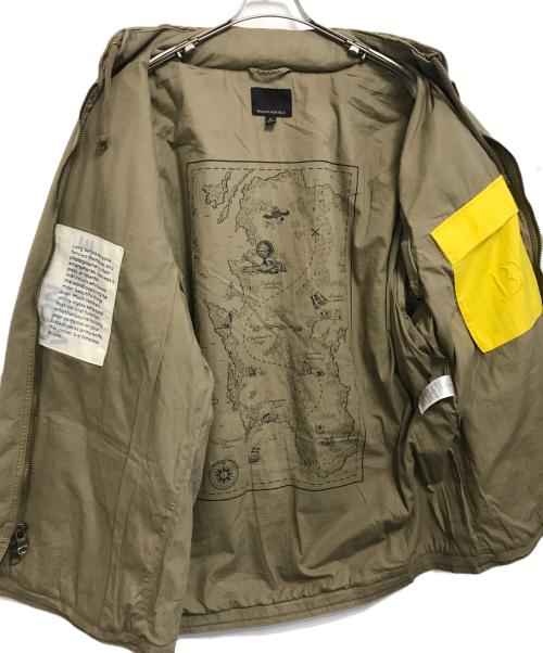 BANANA REPUBLIC（バナナリパブリック）BANANA REPUBLIC (バナナリパブリック) マルチポケット袖着脱ジャケット カーキ サイズ:XLの古着・服飾アイテム