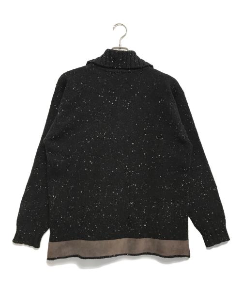 C.P COMPANY（シーピーカンパニー）C.P COMPANY (シーピーカンパニー) ネップ混ハーフジップニット ブラック サイズ:3の古着・服飾アイテム