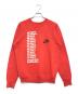 FRUIT OF THE LOOM（フルーツオブザルーム）の古着「プリントスウェット」｜レッド