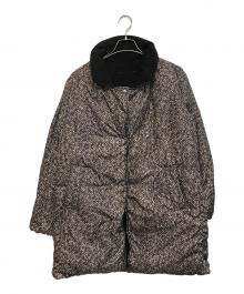 MM6（エムエムシックス）の古着「リバーシブル転写プリント中綿コート」｜ブラック