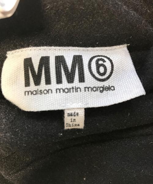 MM6（エムエムシックス）MM6 (エムエムシックス) リバーシブル転写プリント中綿コート ブラック サイズ:38の古着・服飾アイテム