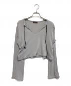 LOEWEロエベ）の古着「紐付きニット」｜グレー